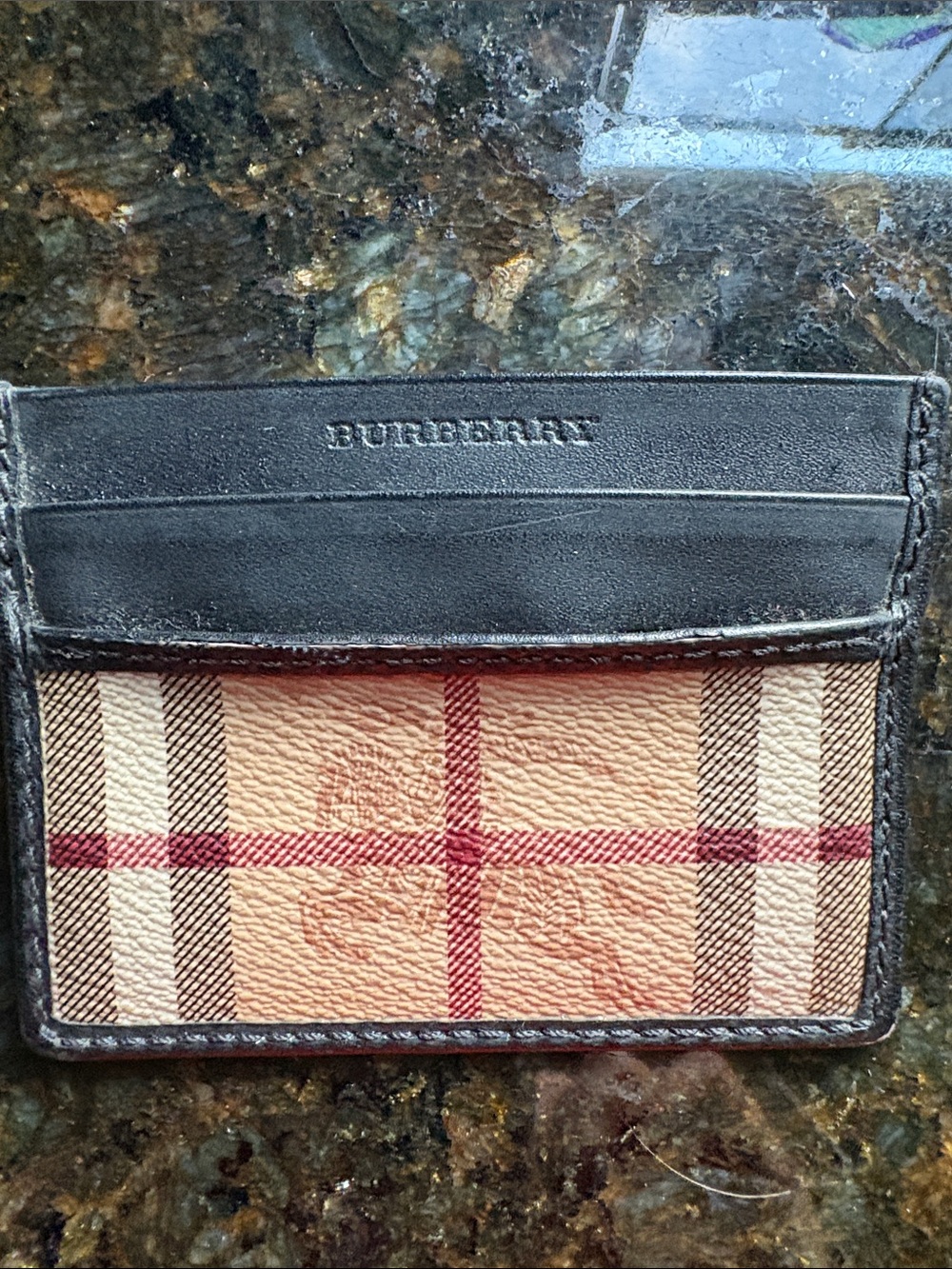 Burberry Check Slim Card Holder